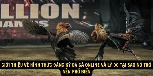 Gioi thieu ve hinh thuc Dang Ky Da Ga Online va ly do tai sao no tro nen pho bien